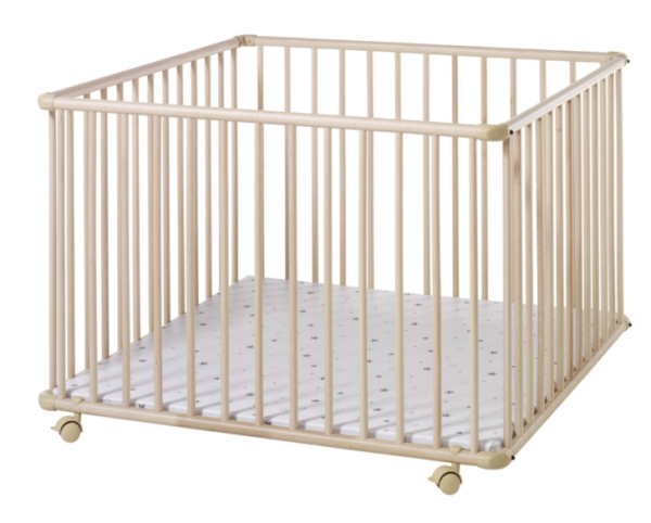Laufgitter Basic 100x100cm Buche massiv, geölt